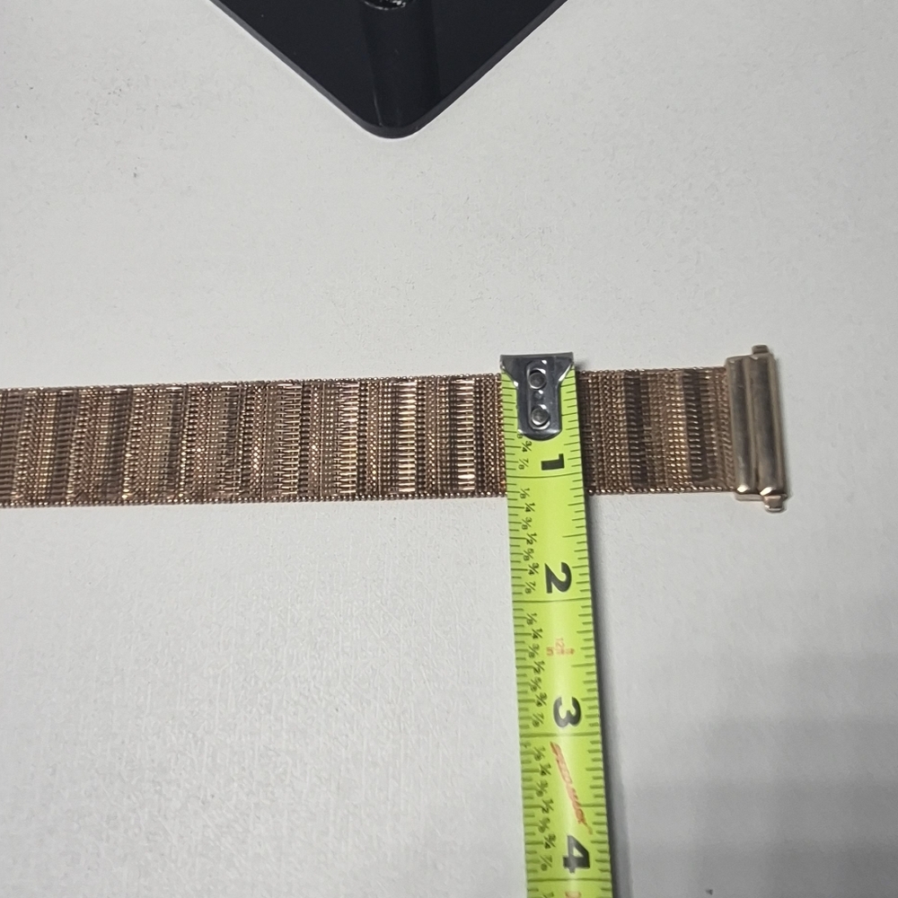 Bronzo Italia Large Bold Diamond Cut  Wide Riccio  Bracelet  Reversible - Picture 12 of 16